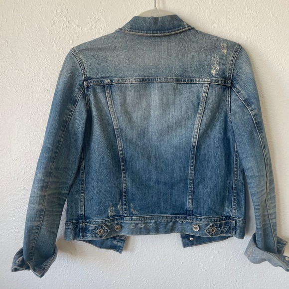 EUC AG Distressed Jean Jacket (XS) - Picture 4 of 9